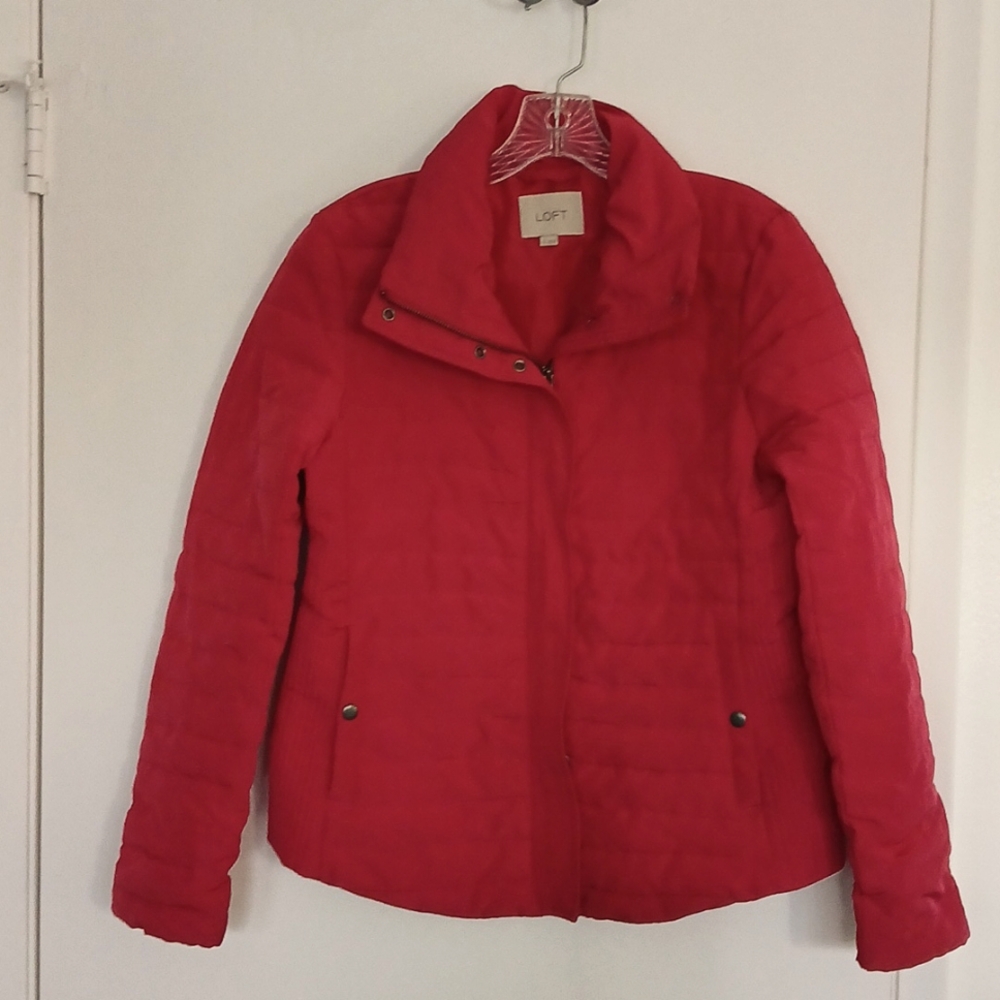 Ann Taylor LOFT Red Jacket